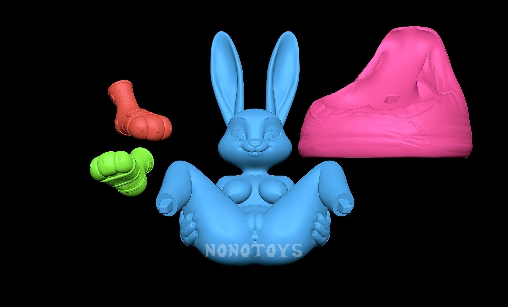 Judy NSFW 3D print model_12