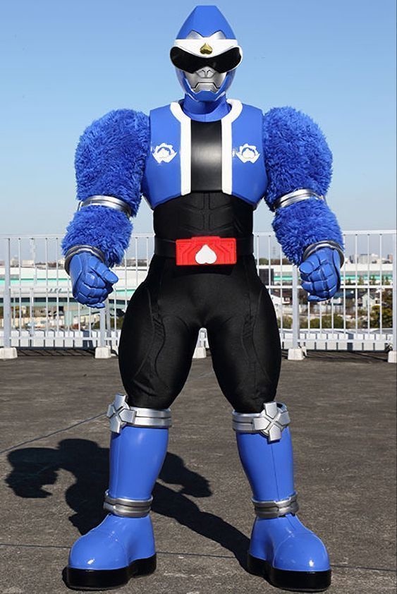 Avataro Sentai Donbrothers Saru Brother Blue 3D print model_3