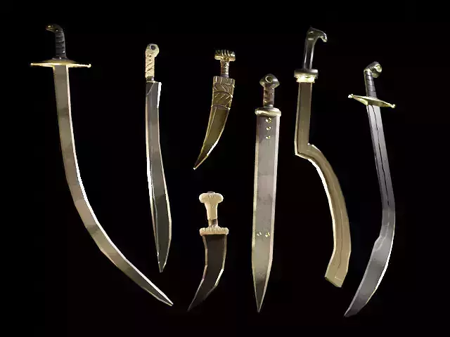 Lowpoly Sword and Knife Pack