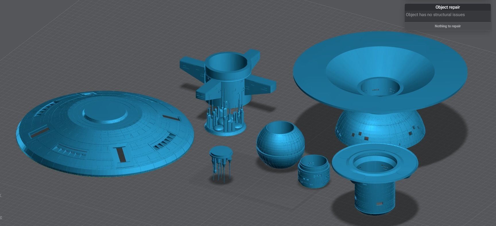 Space Dock Scale model 3D print model_5
