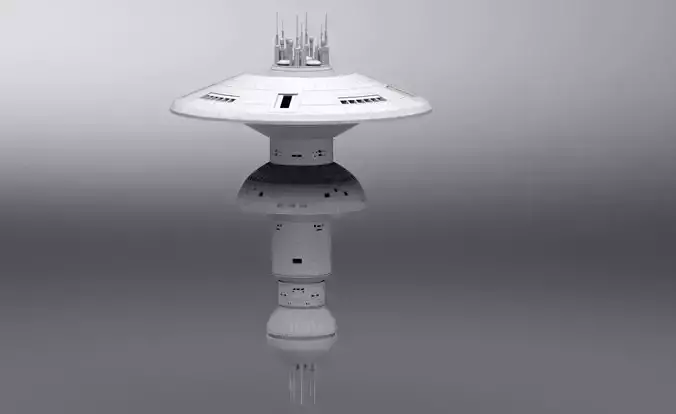 Space Dock Scale model 3D print model