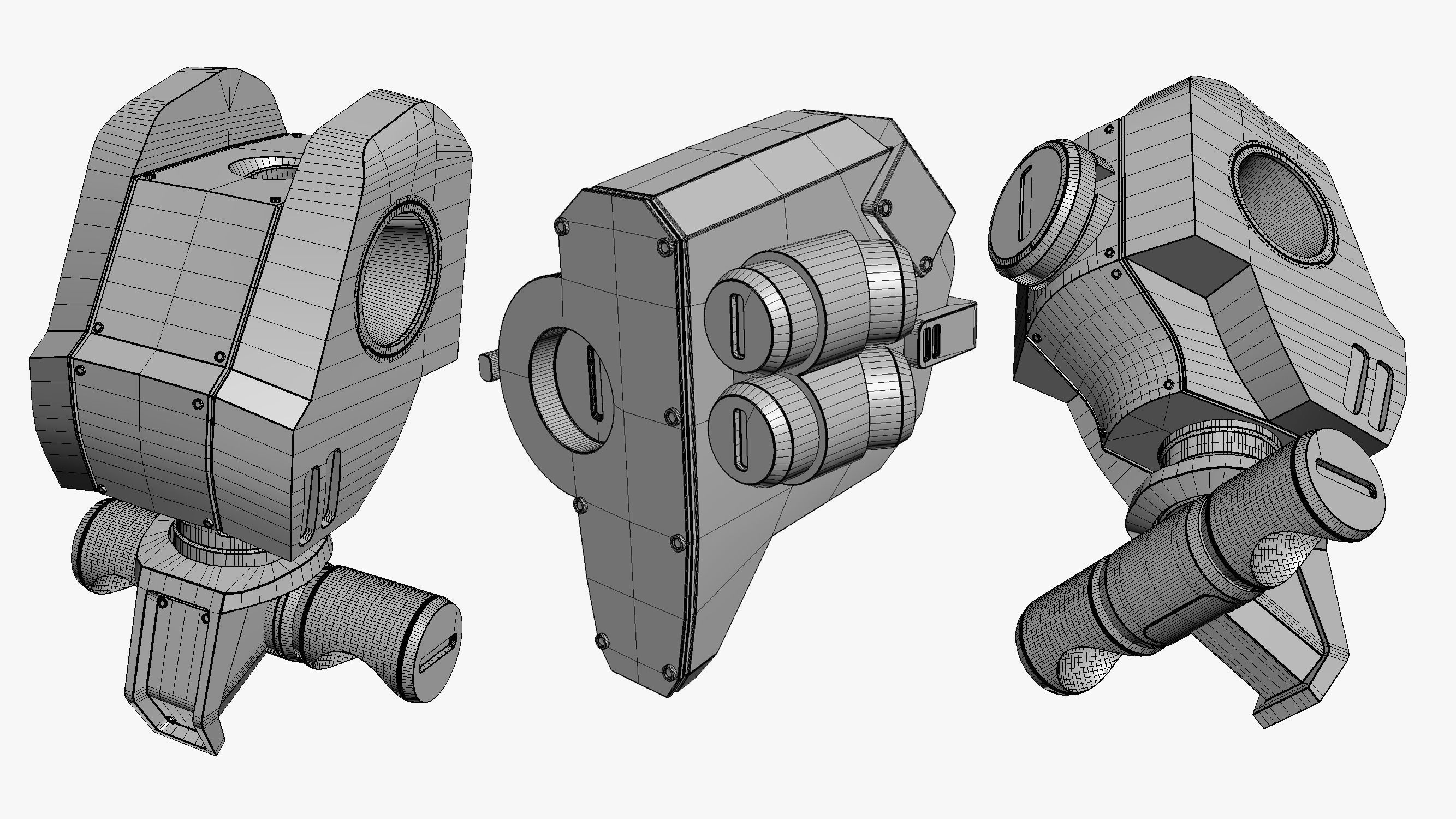 Worker Robot 3DS Max 3D model_12