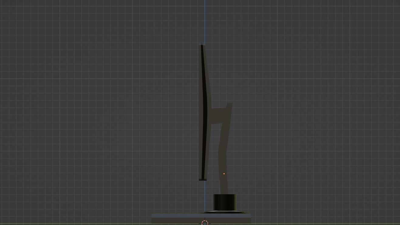 Monitor View Sonic 27in 2k 3D model_1