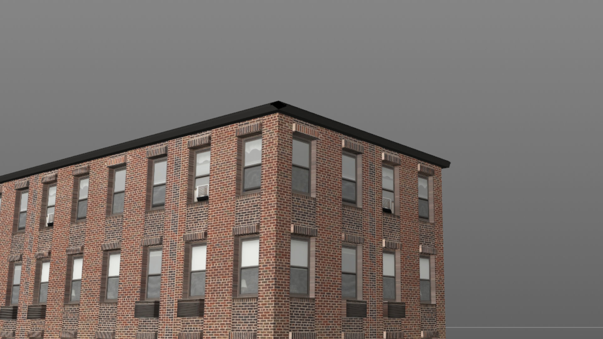 New York Buildings Pack - FBX OBJ - Low Poly 3D Model Low-poly 3D model_16