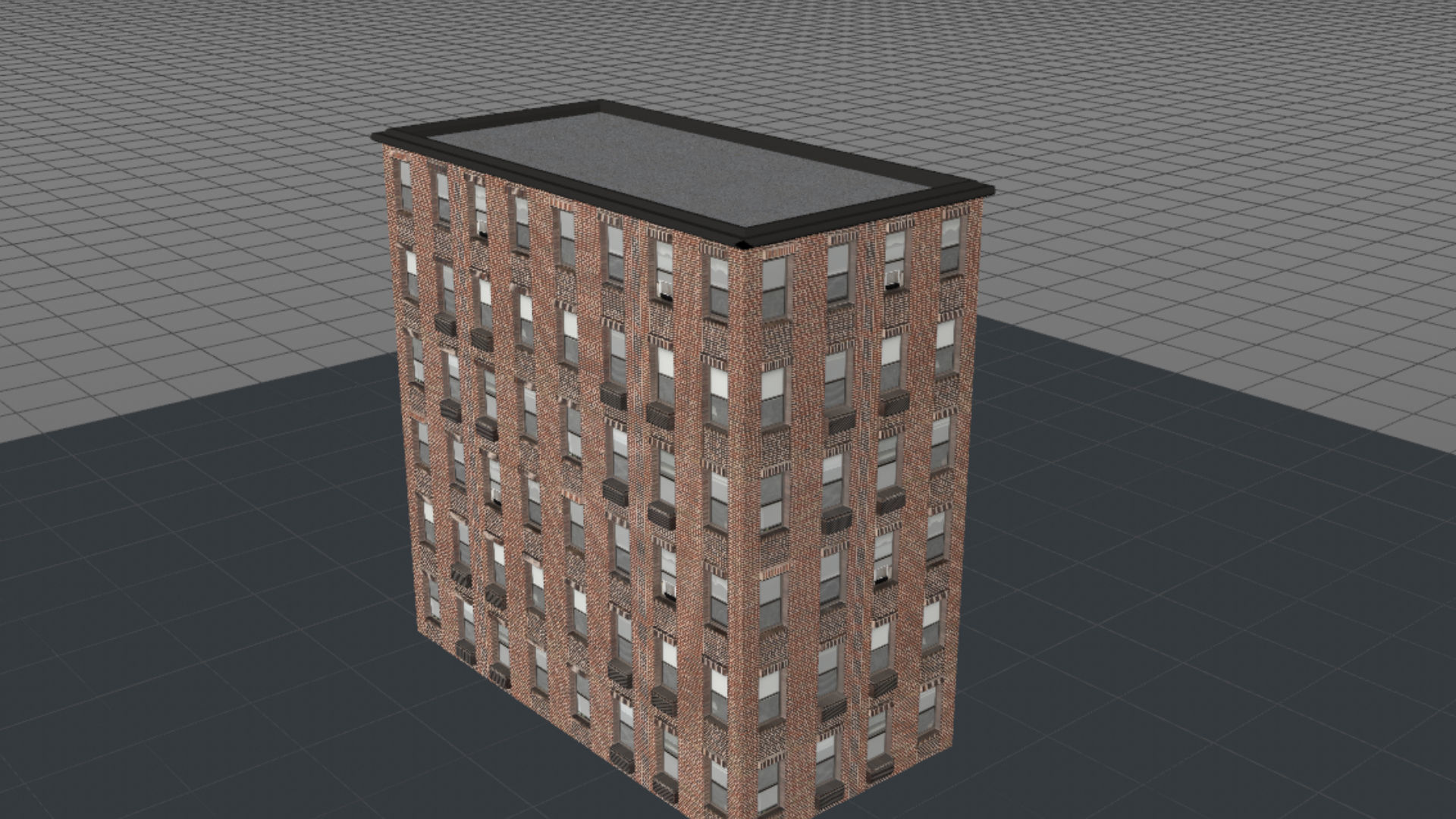 New York Buildings Pack - FBX OBJ - Low Poly 3D Model Low-poly 3D model_17