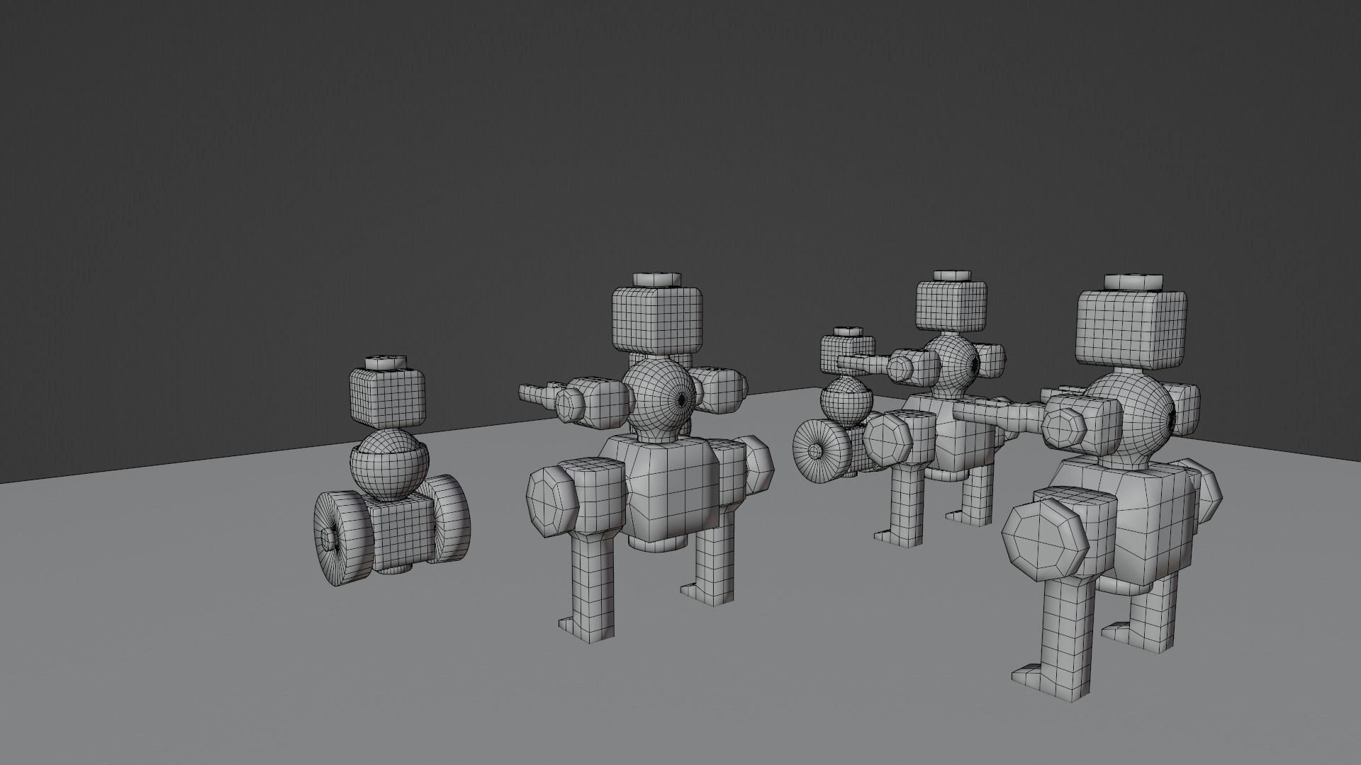 Toy Robots 3D model_6