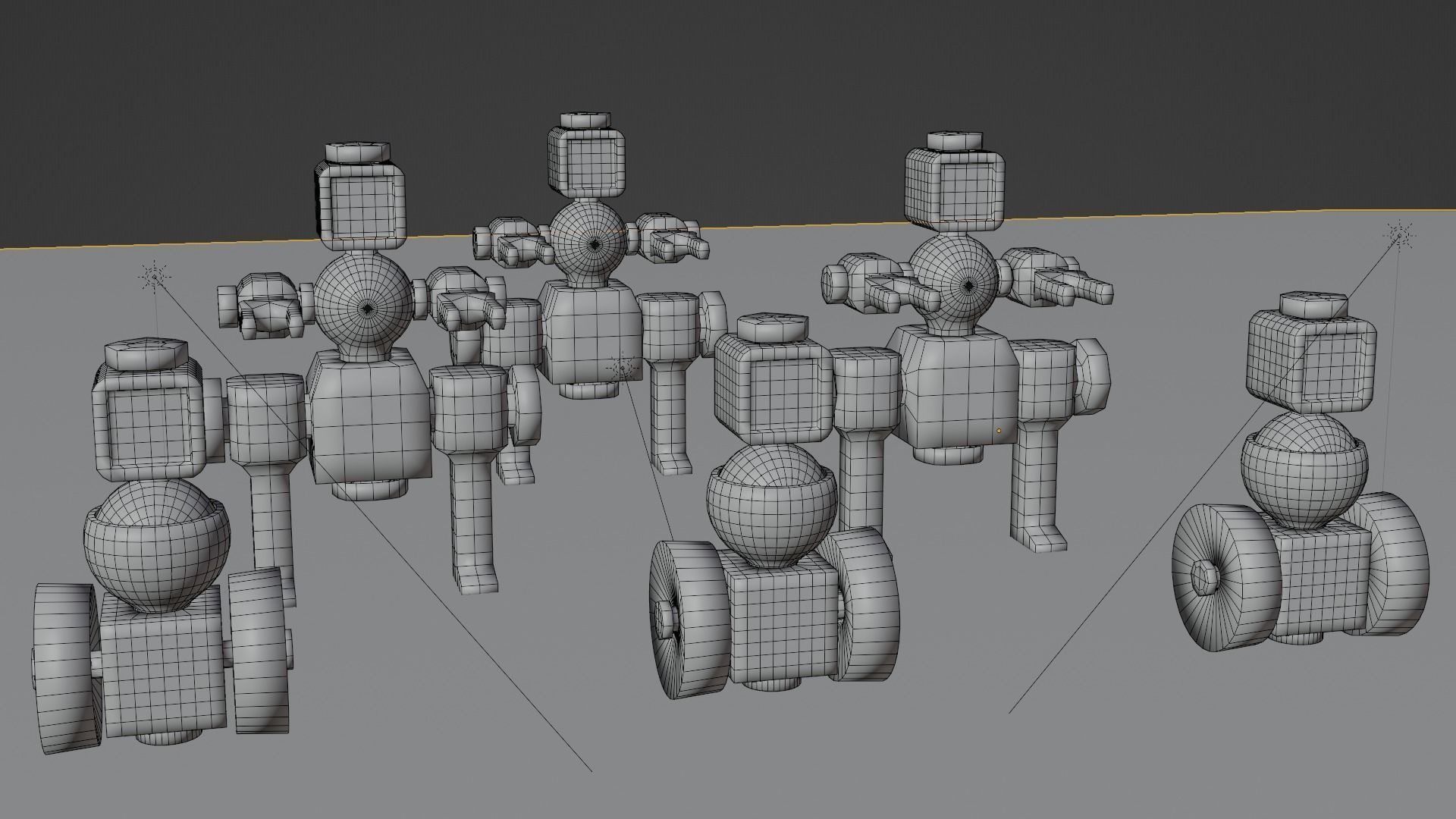 Toy Robots 3D model_3