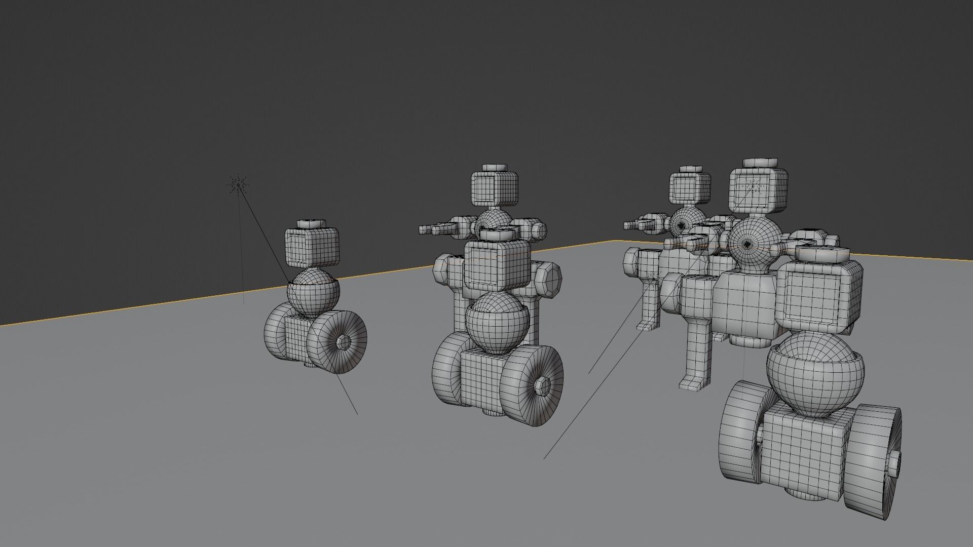 Toy Robots 3D model_4