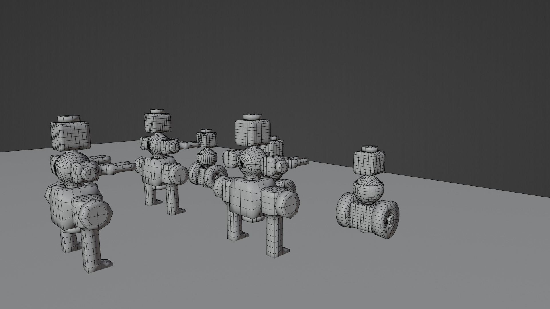 Toy Robots 3D model_5