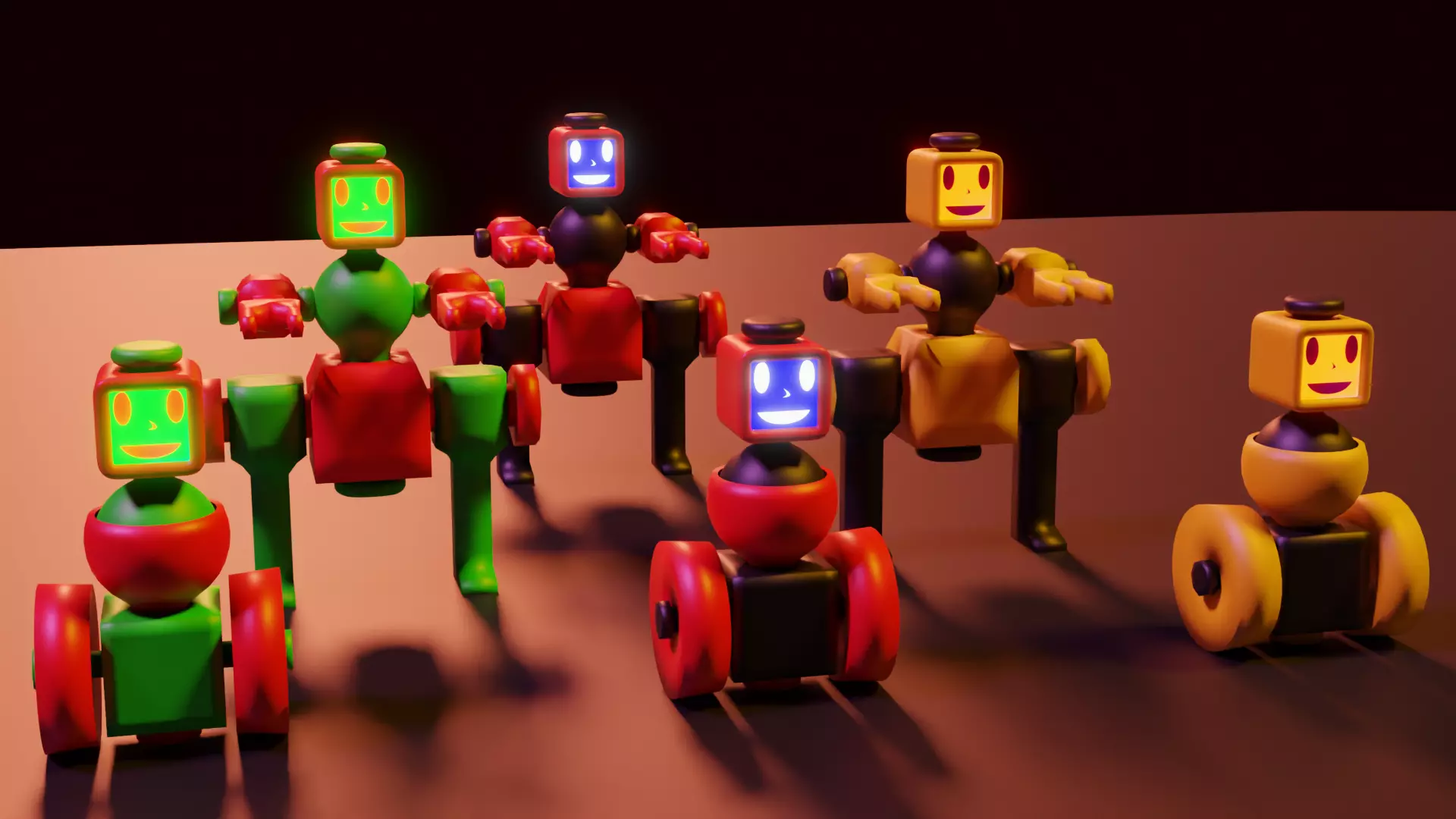 Toy Robots 3D model_0