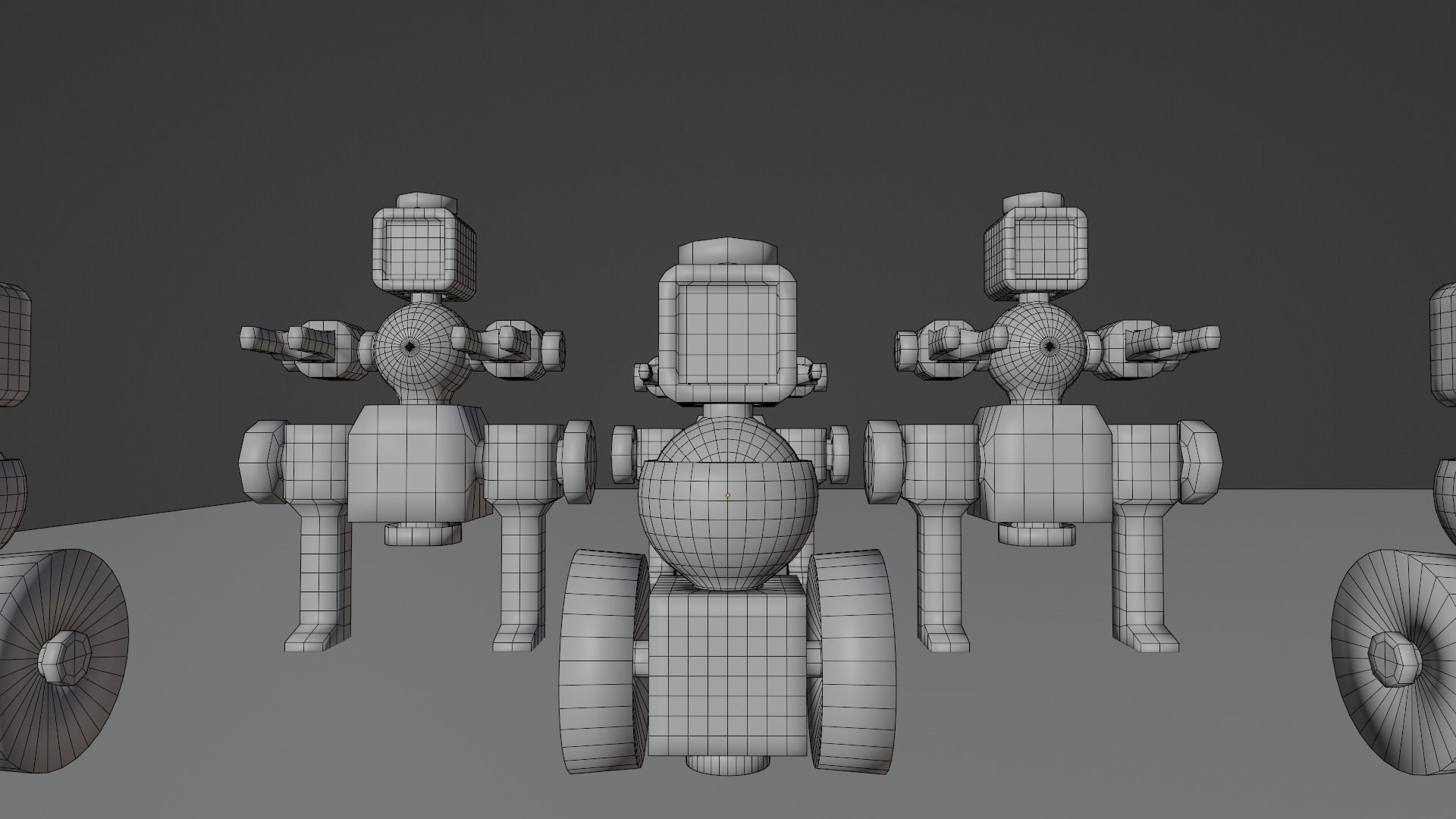 Toy Robots 3D model_7