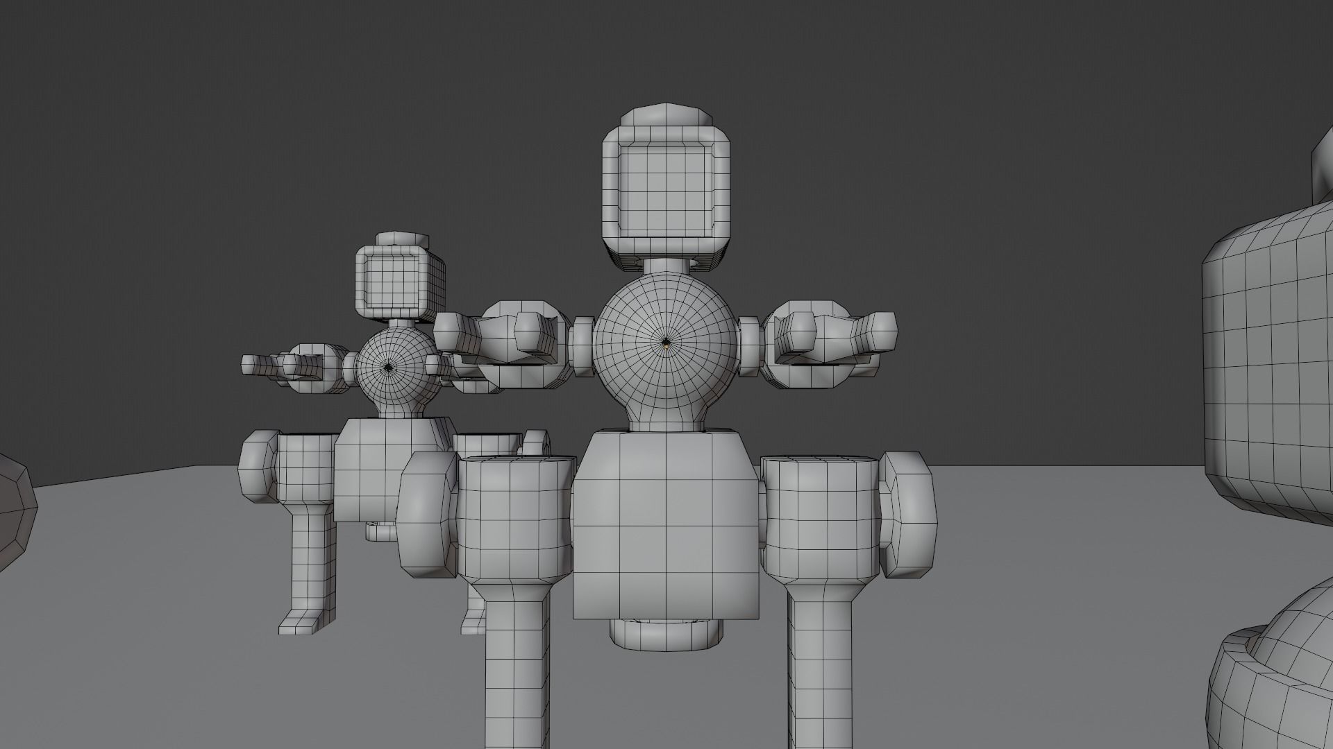 Toy Robots 3D model_8