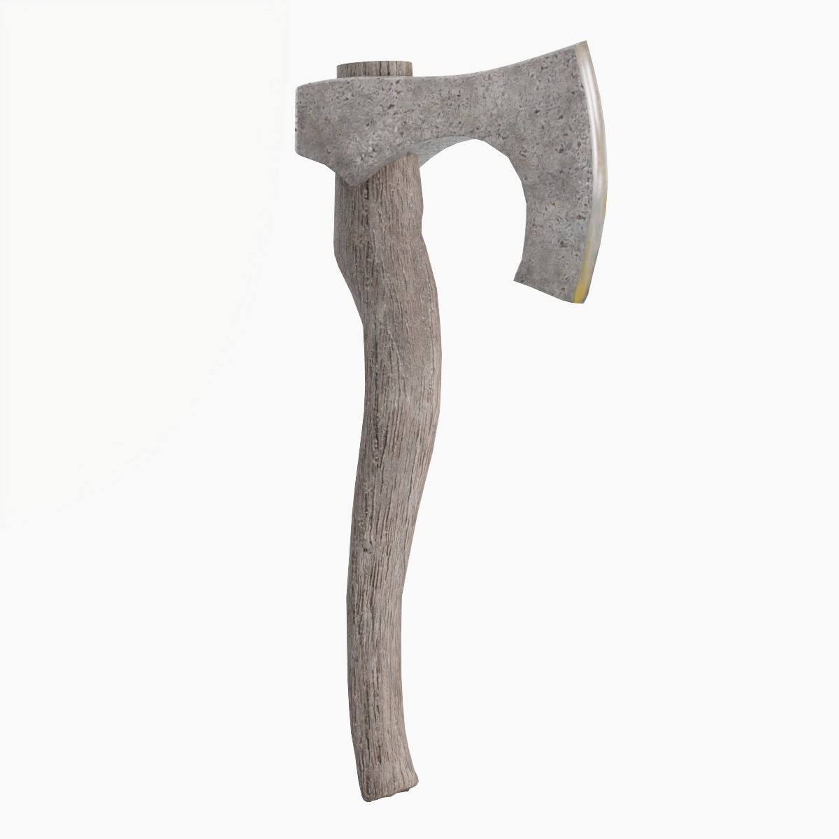 Medieval Weapon Axe Low-poly 3D model_5