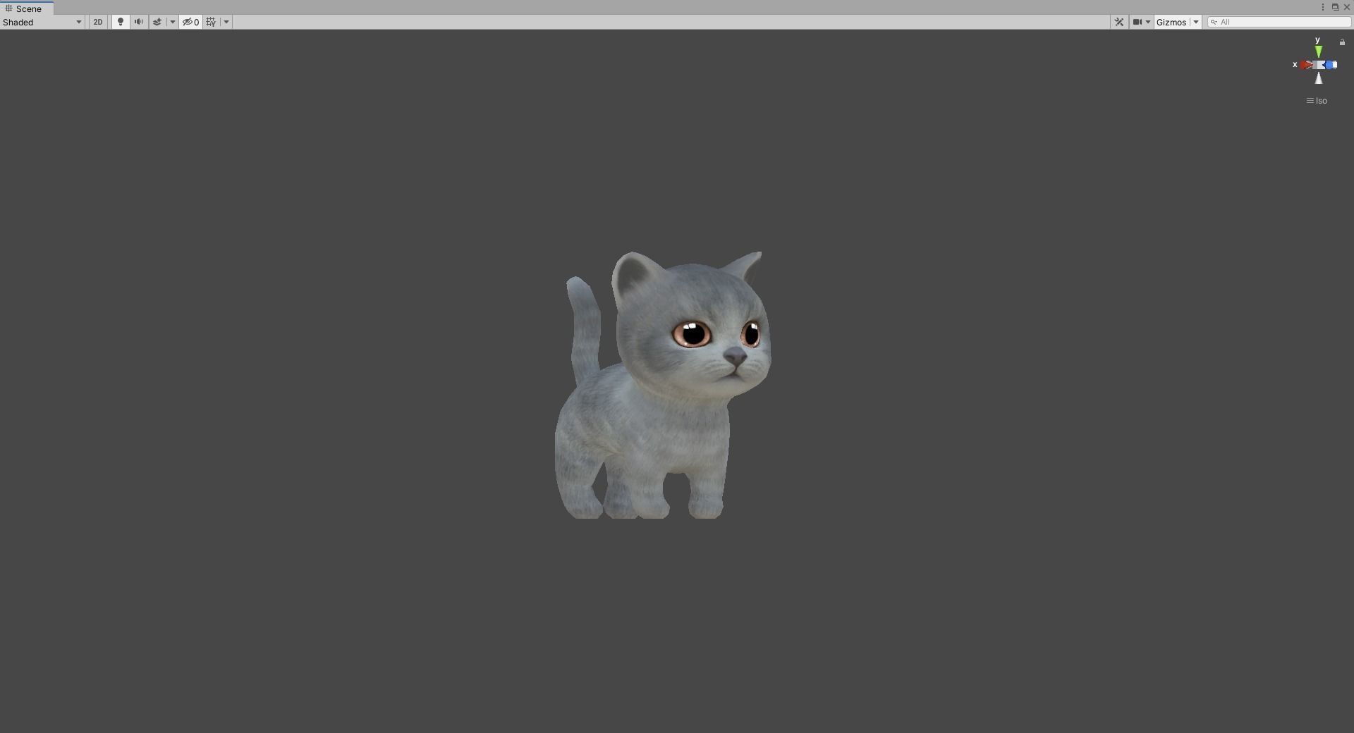 Animate cute cats  Low-poly 3D model_4