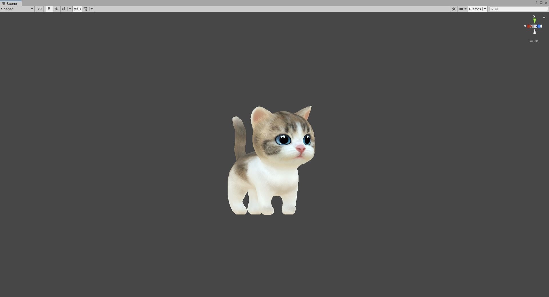 Animate cute cats  Low-poly 3D model_3