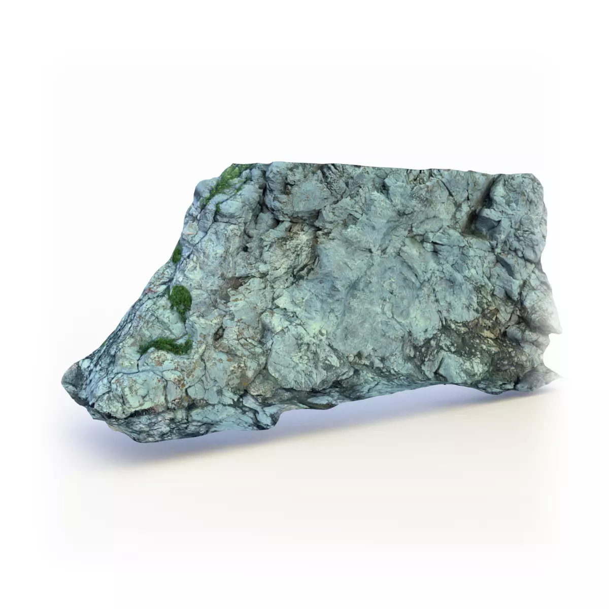 Rock Cliffs Low-poly 3D model_0