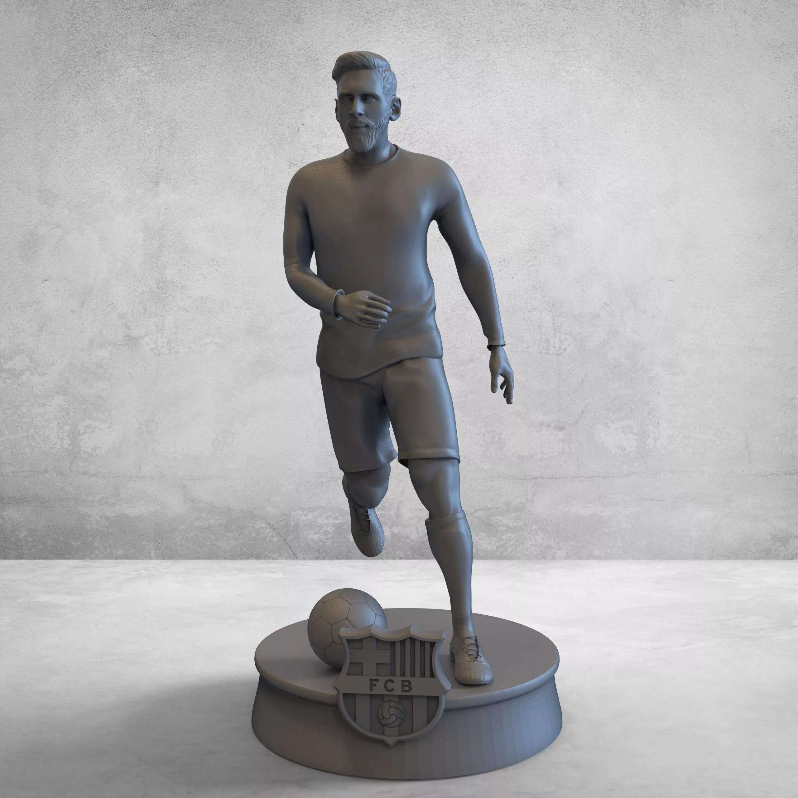 Lionel Messi 3D Model 3D print model
