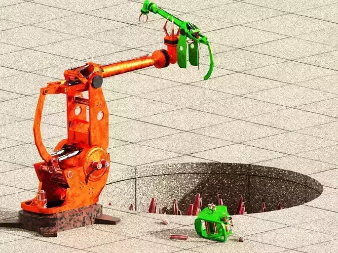 robots working in tesla factories