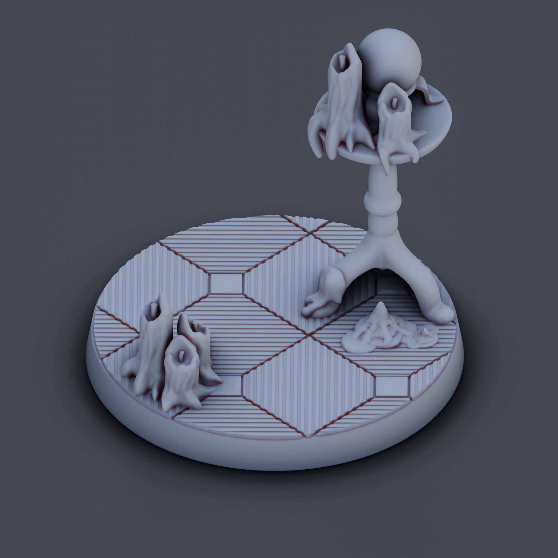 Round Base Magic Academy Pack 3D print model_3