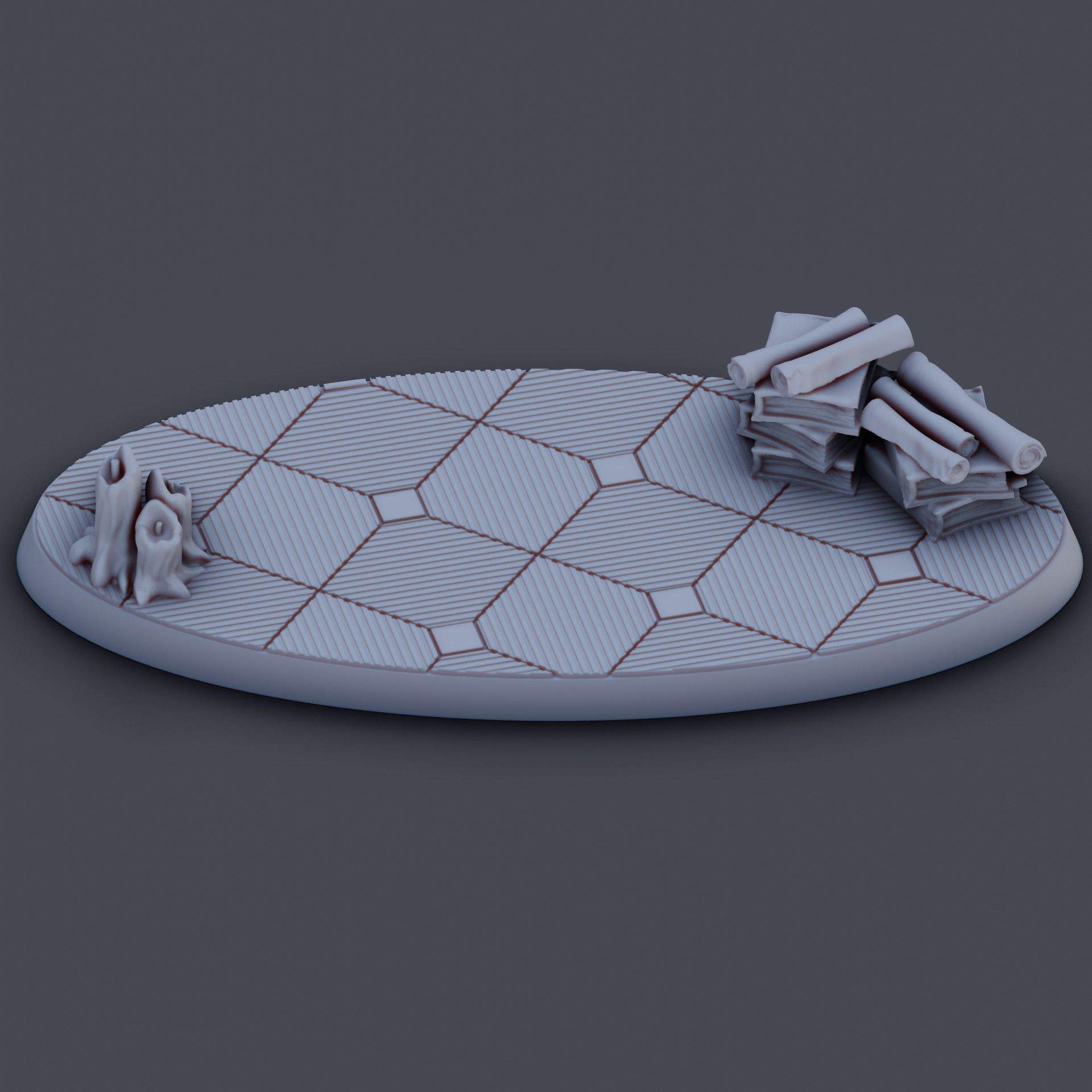 Round Base Magic Academy Pack 3D print model_6