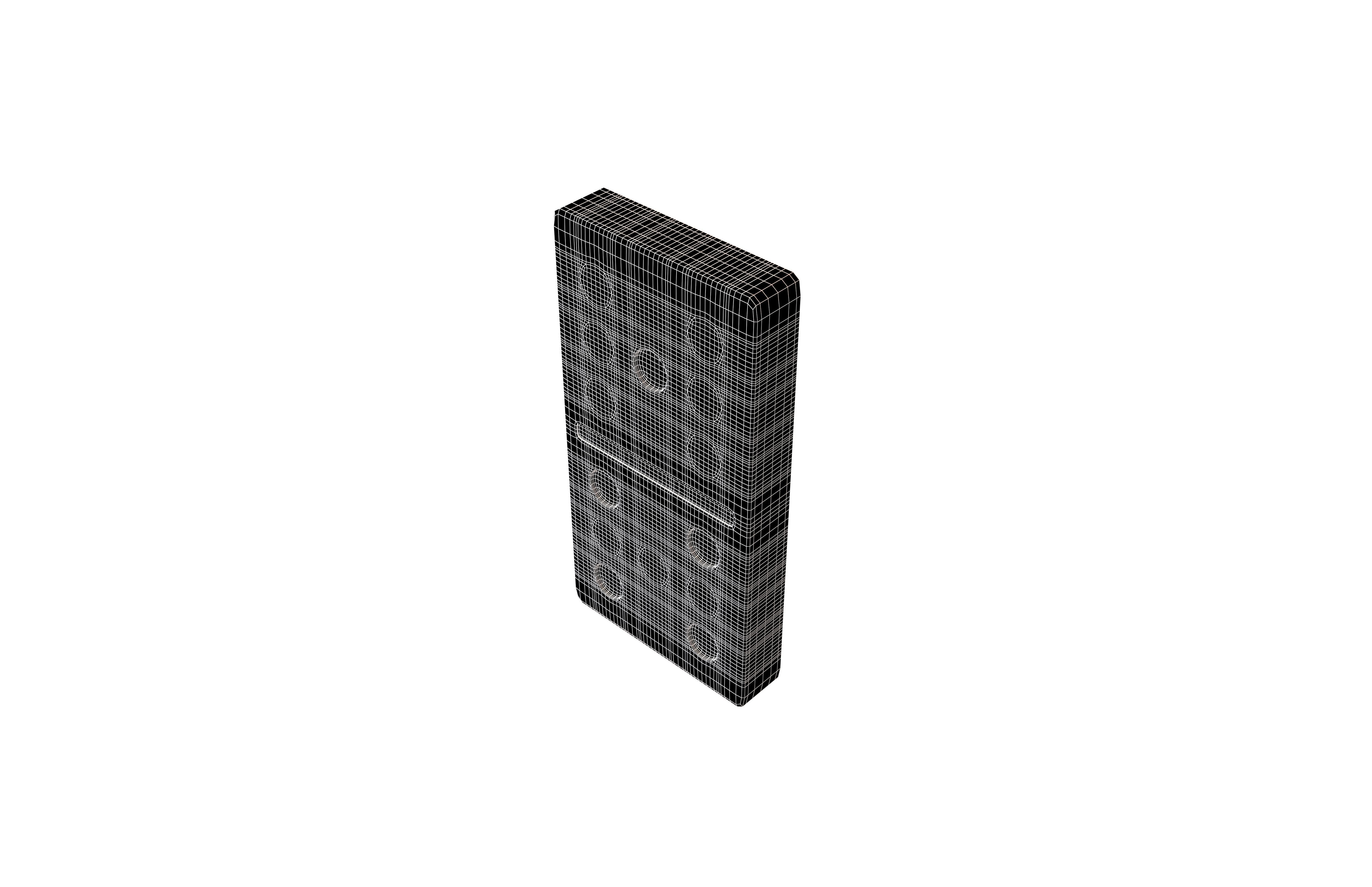 Dominoes v2 005 Low-poly 3D model_7
