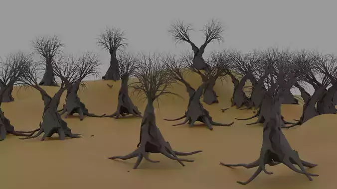 scary jungle Free 3D model