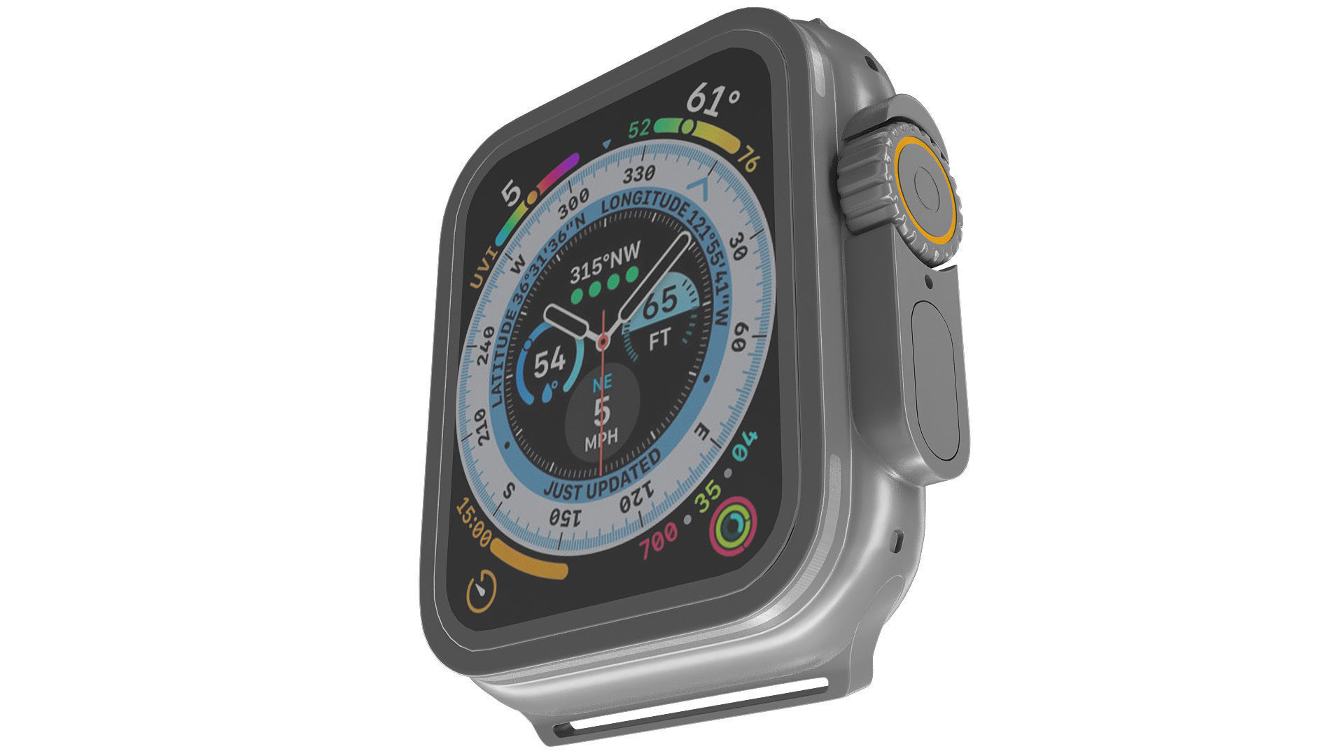 Apple watch ultra 3D model_1