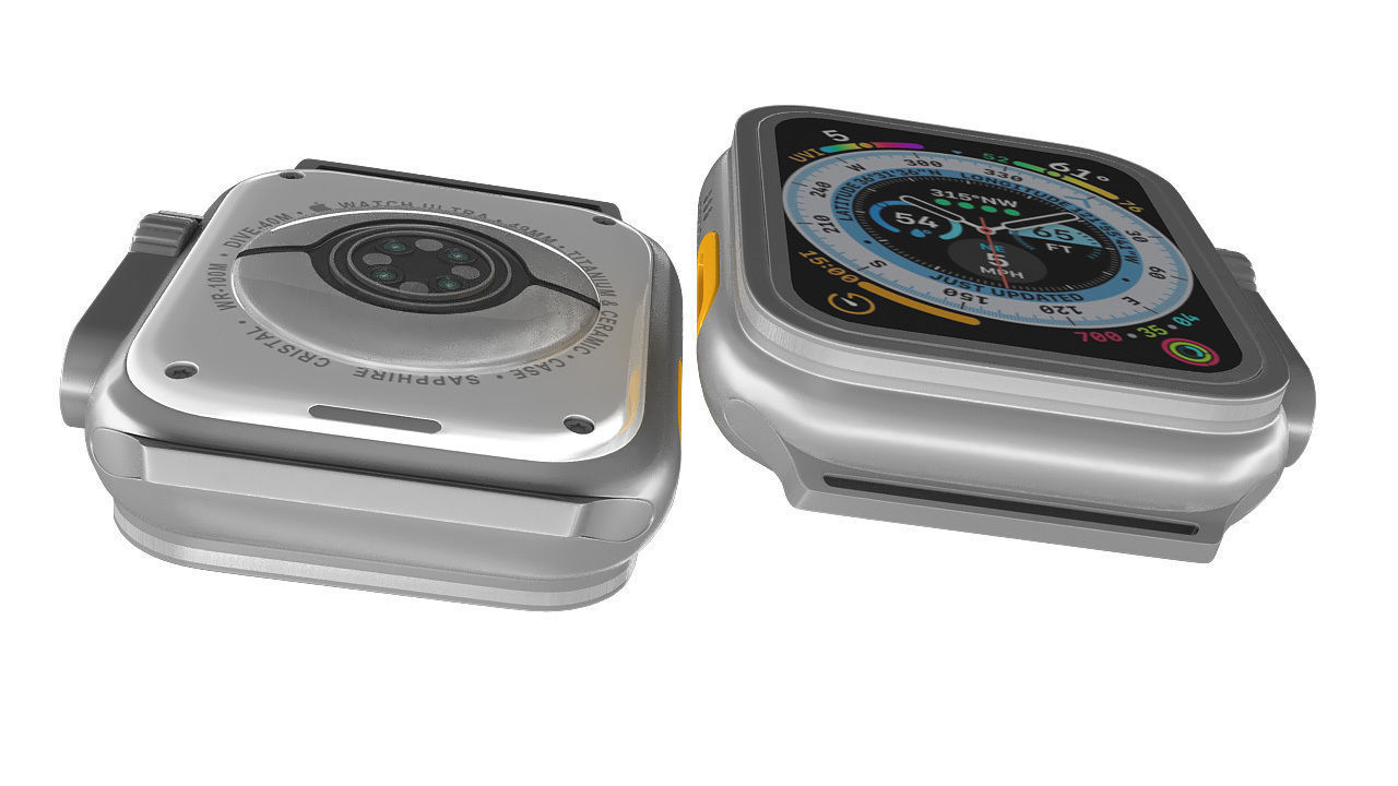 Apple watch ultra 3D model_13