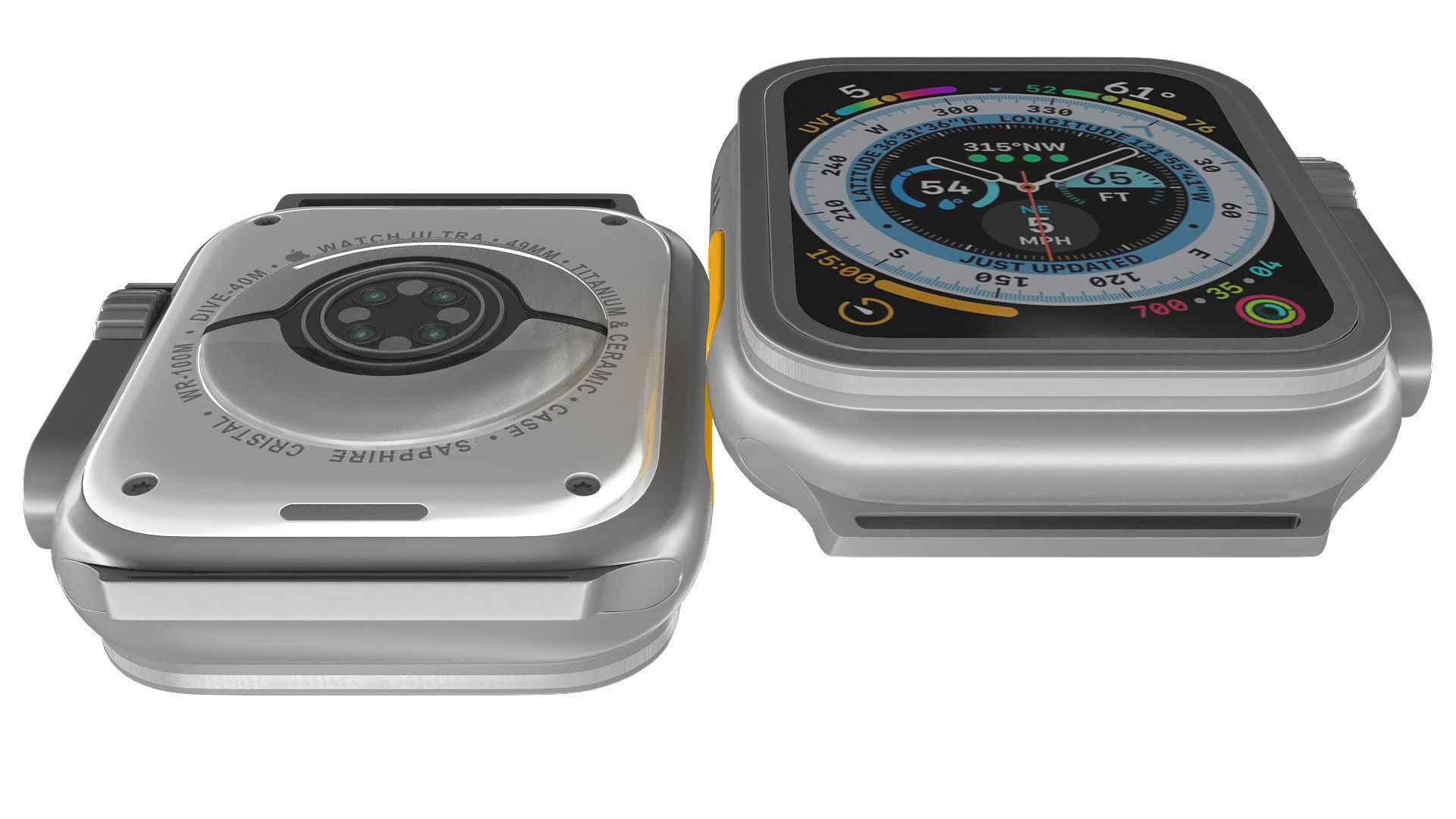 Apple watch ultra 3D model_10