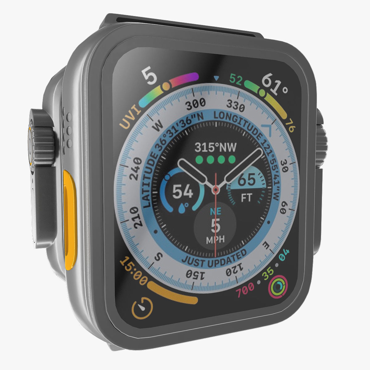 Apple watch ultra 3D model_17
