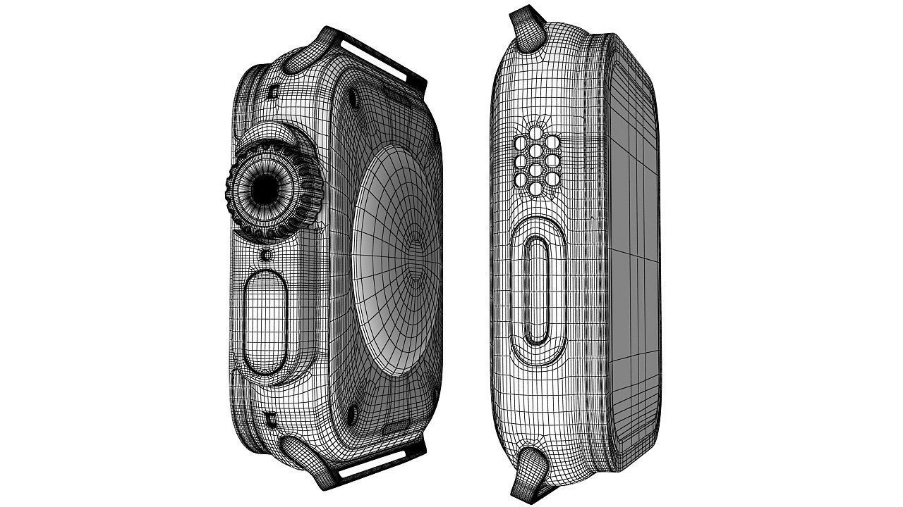 Apple watch ultra 3D model_24