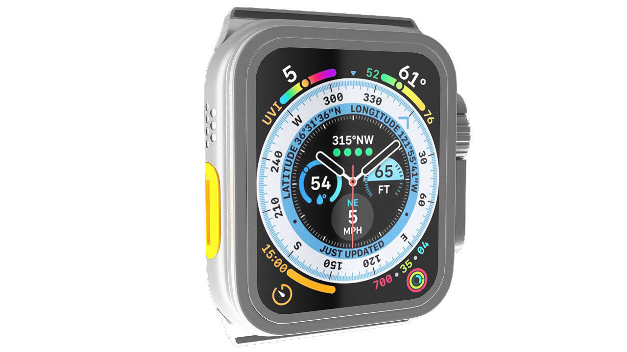 Apple watch ultra 3D model_5