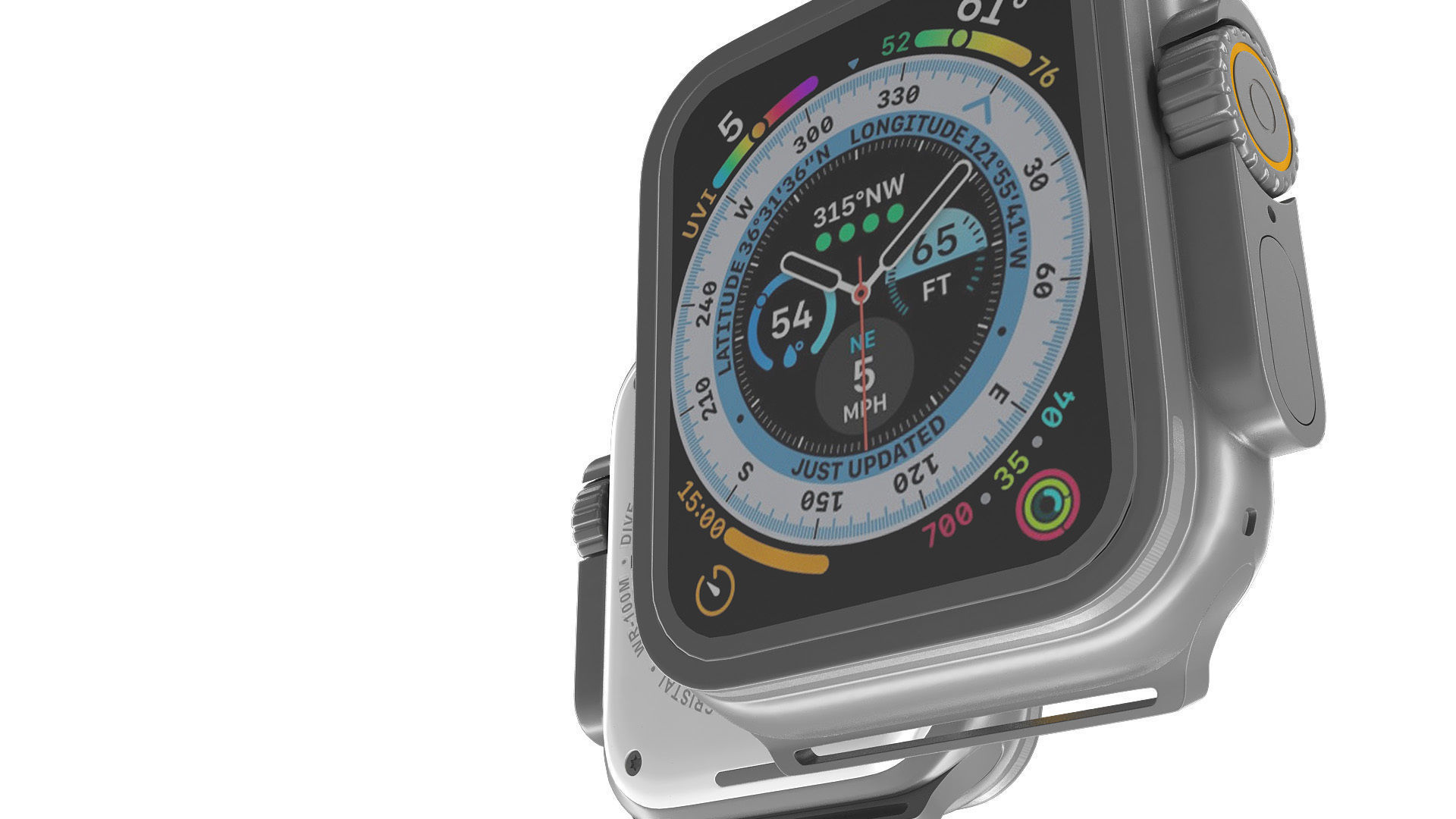 Apple watch ultra 3D model_7