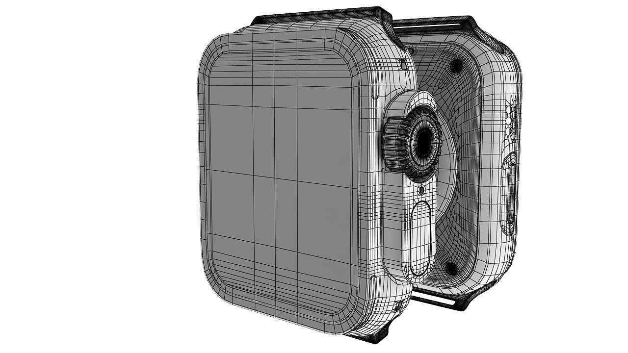 Apple watch ultra 3D model_23