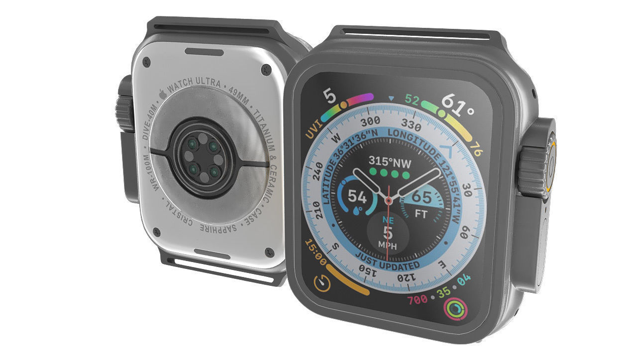 Apple watch ultra 3D model_15
