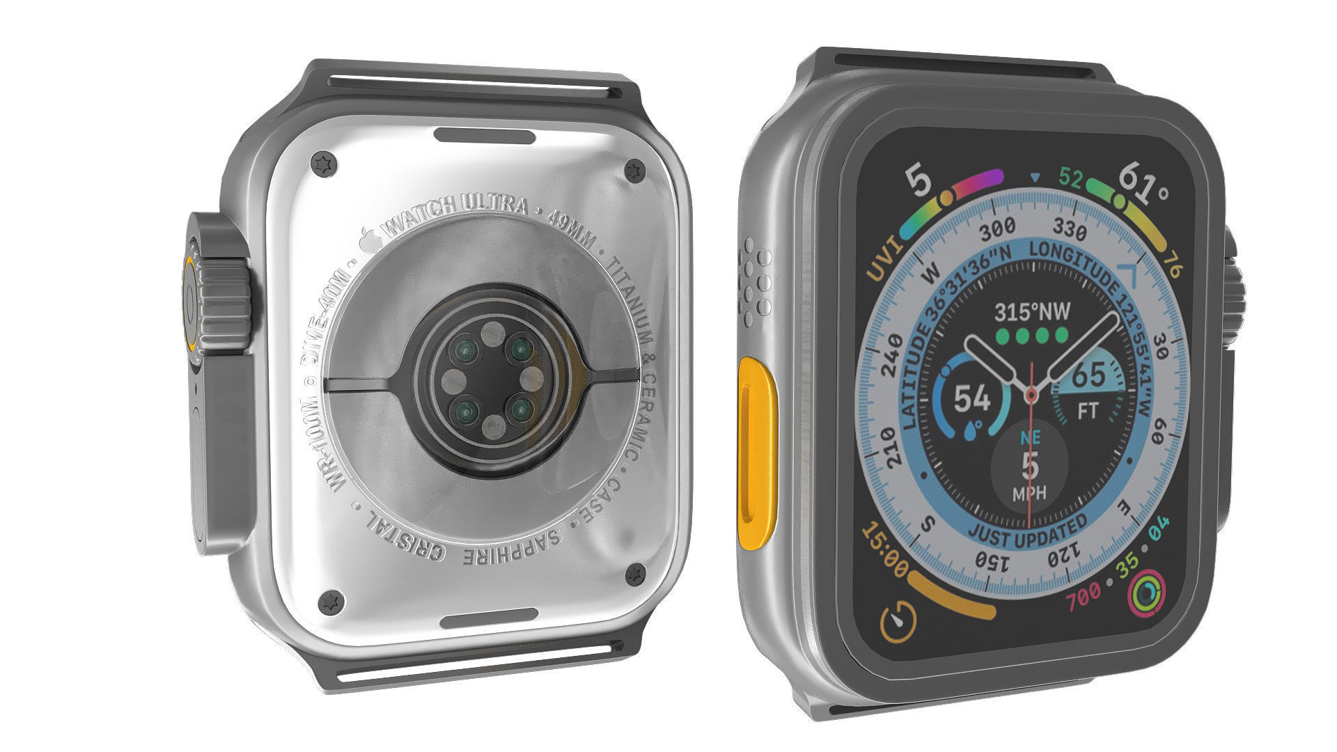 Apple watch ultra 3D model_6