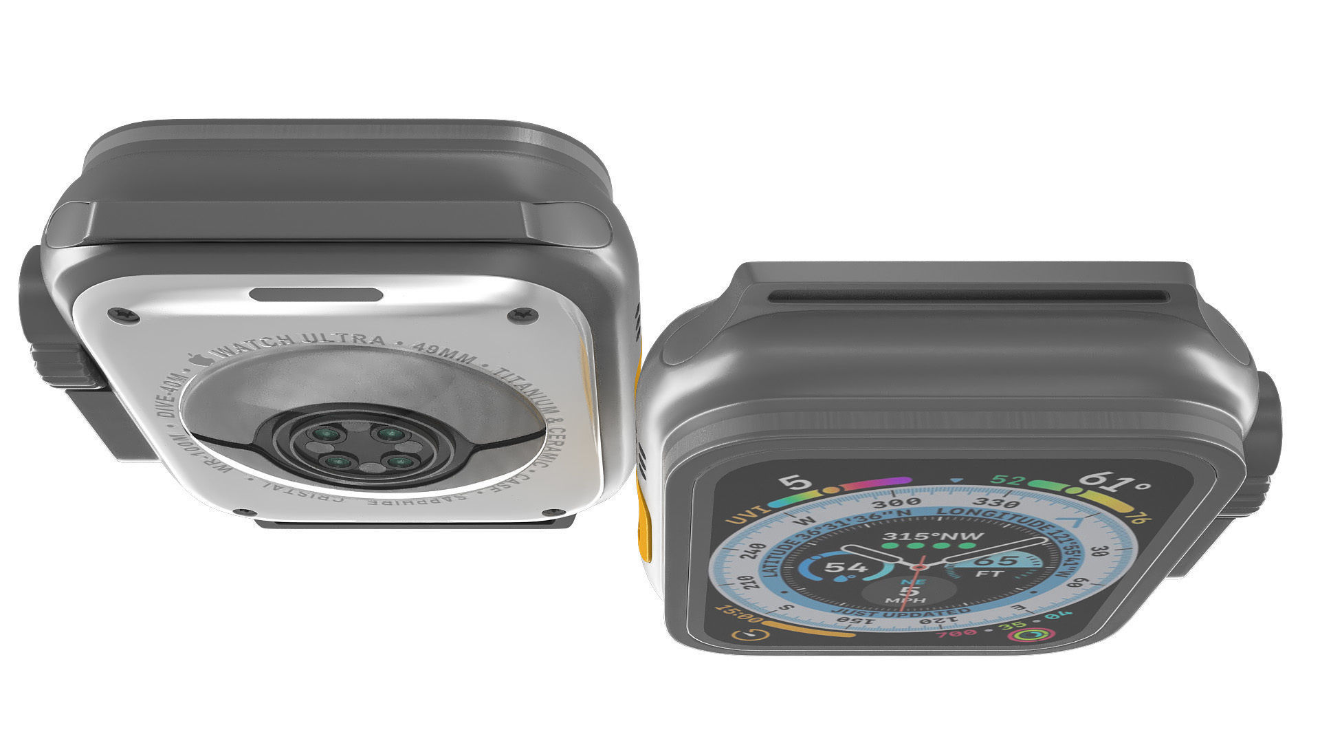 Apple watch ultra 3D model_12