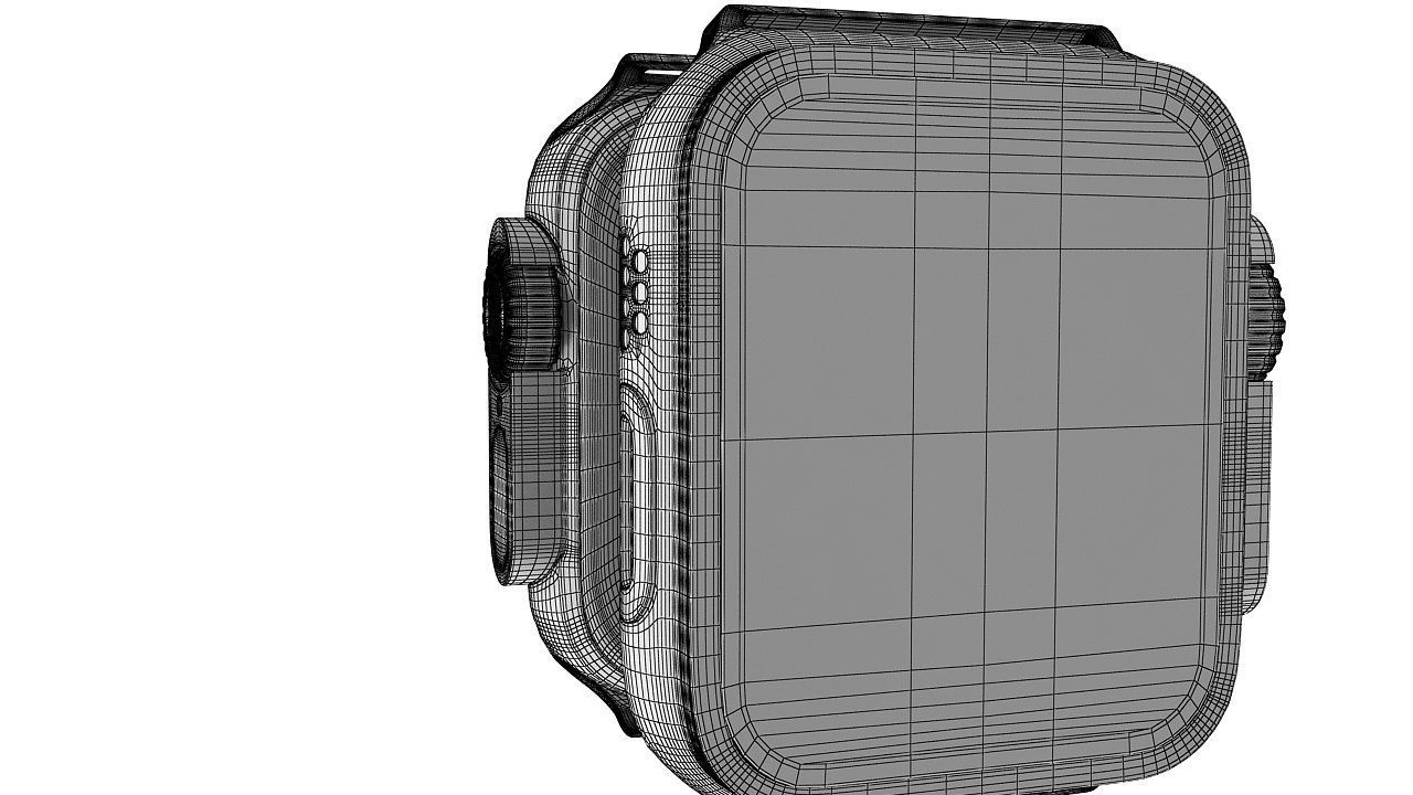 Apple watch ultra 3D model_22