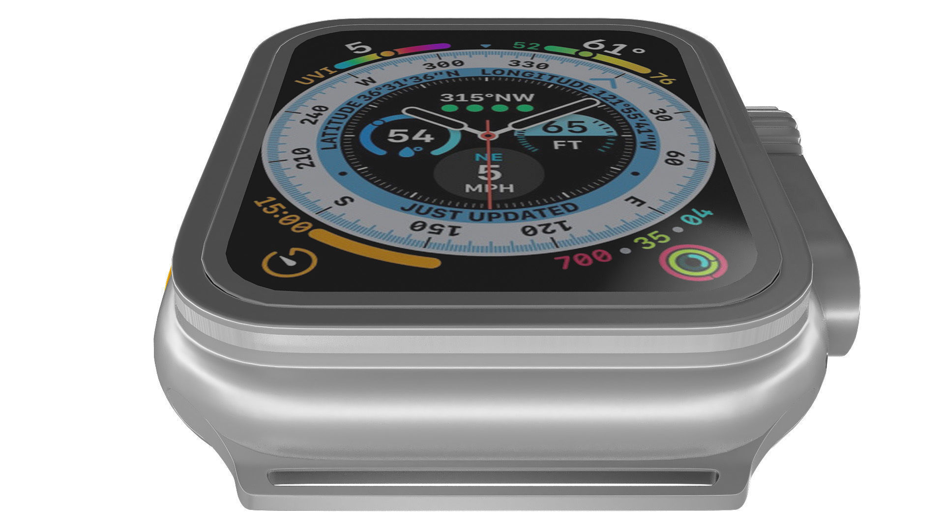 Apple watch ultra 3D model_3