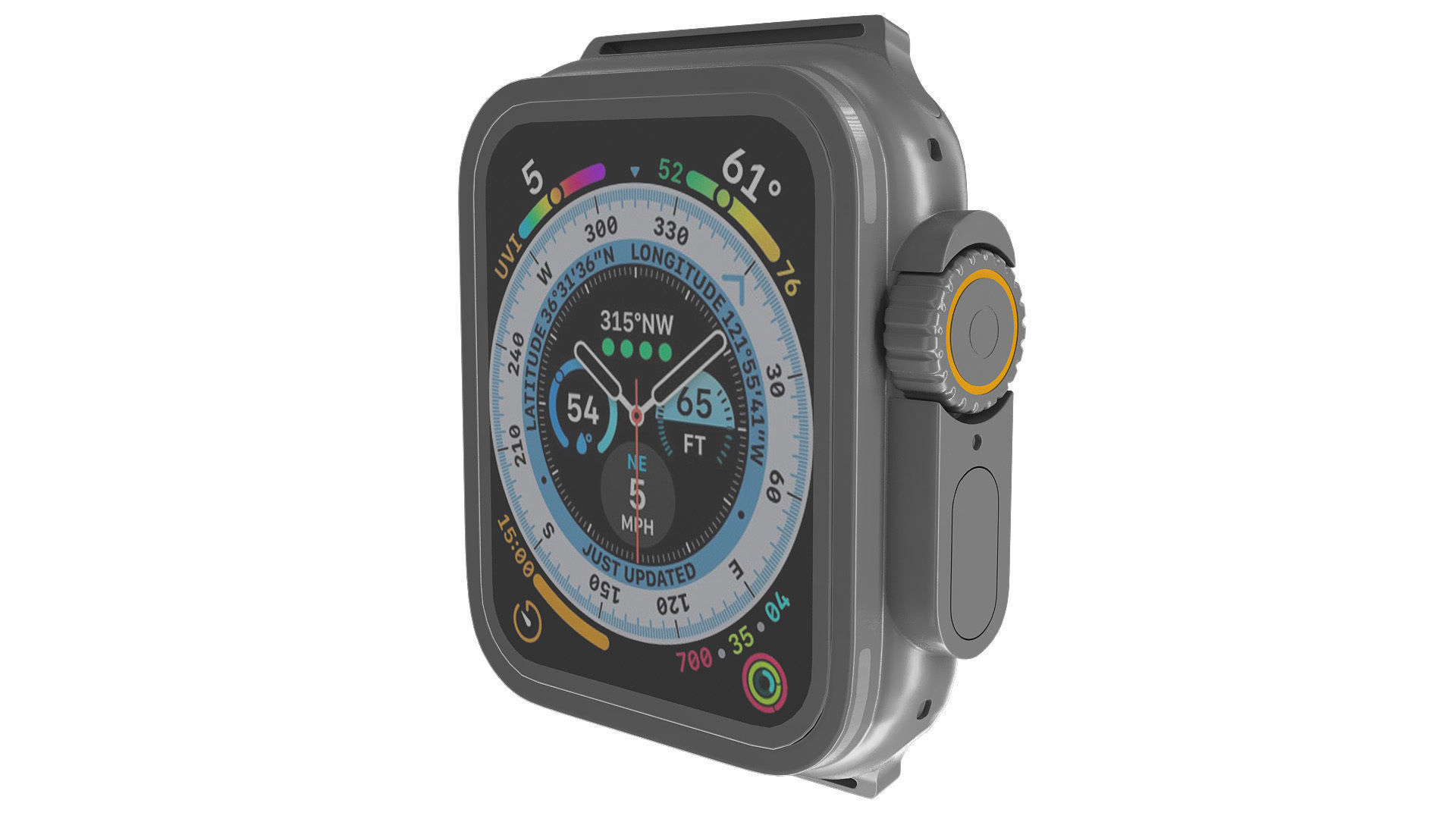 Apple watch ultra 3D model_2