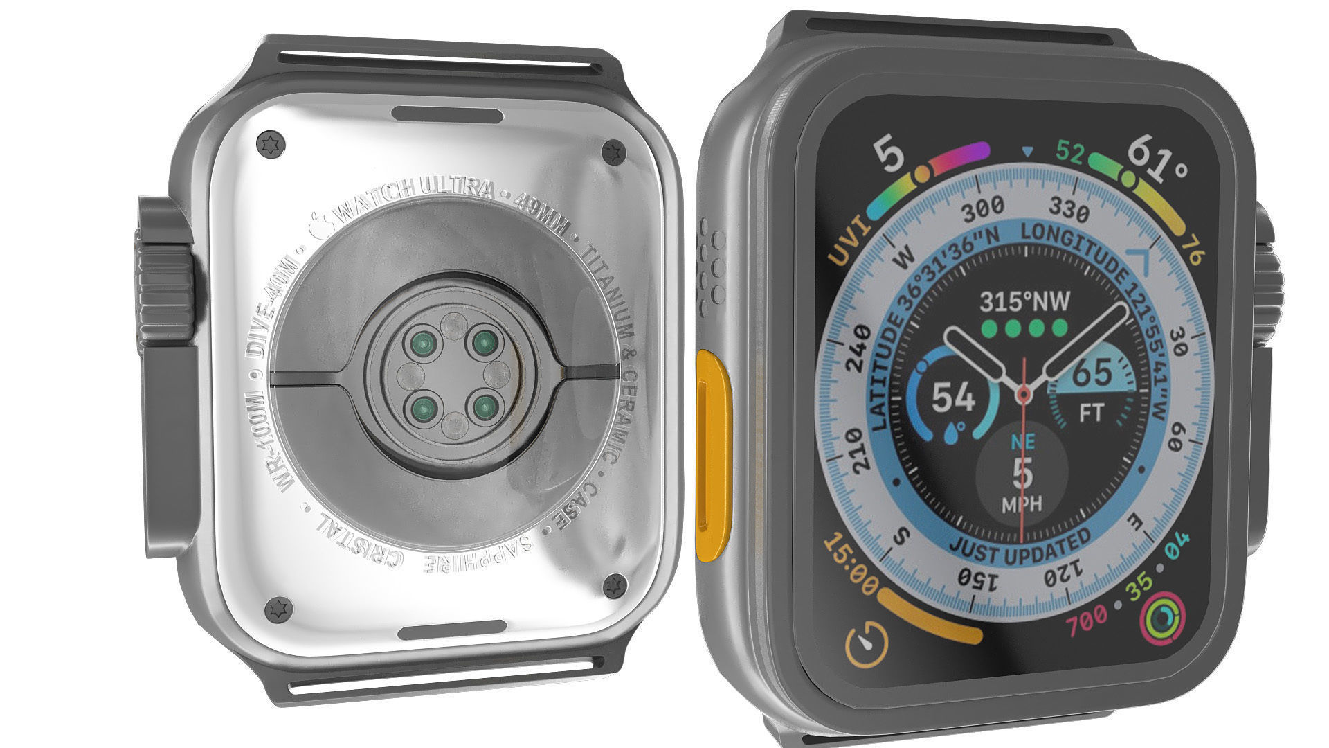 Apple watch ultra 3D model_8