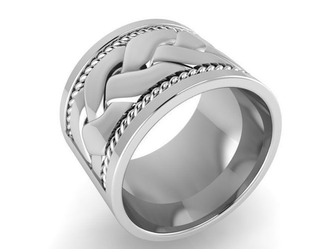 Ornamental Ring  3222 3D print model  3D print model