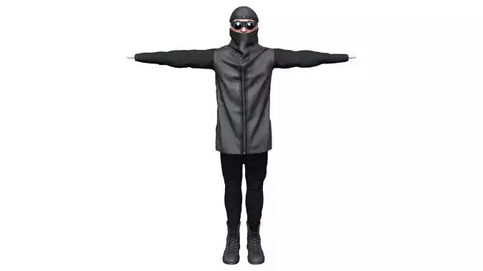 Urban Futuristic Male Full Outfit