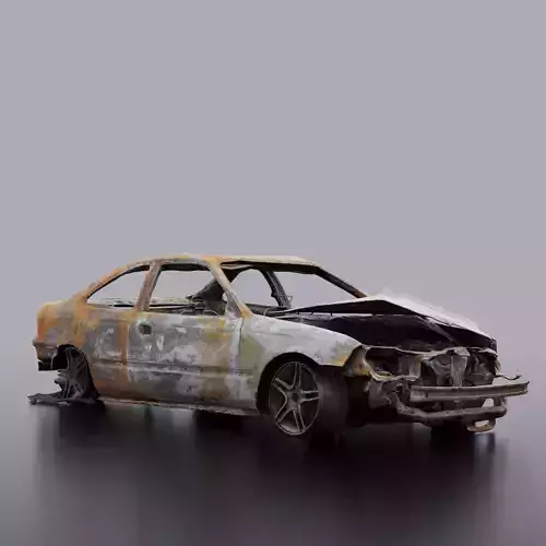 Burnt Car 3D model