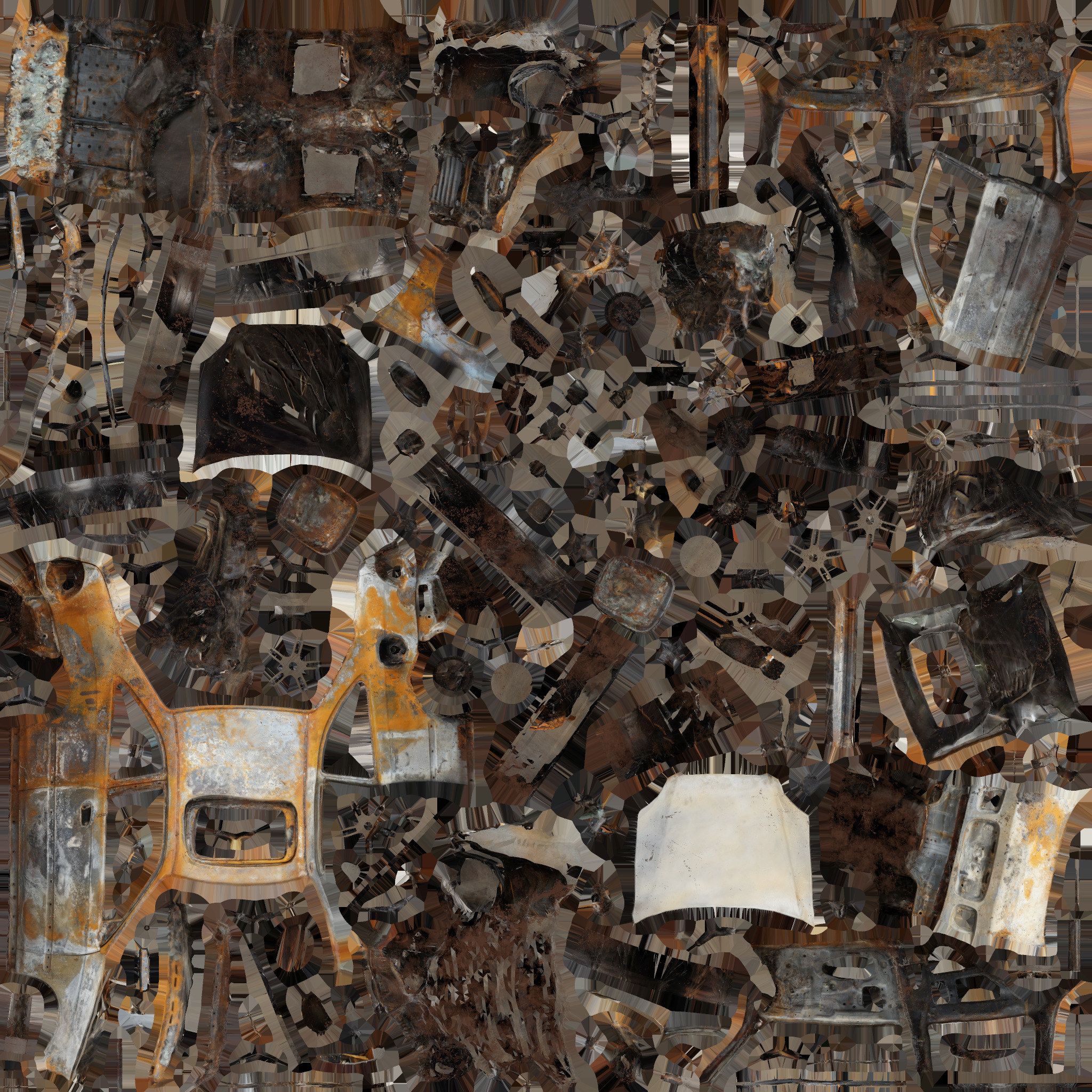 Burnt Car 3D model_21