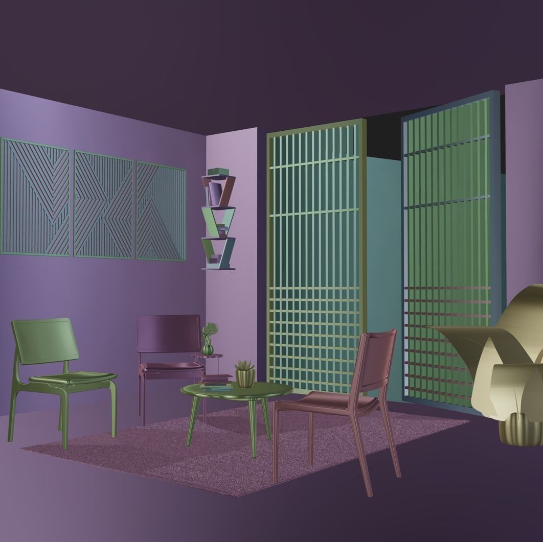 Architecture Interior 3D model_2
