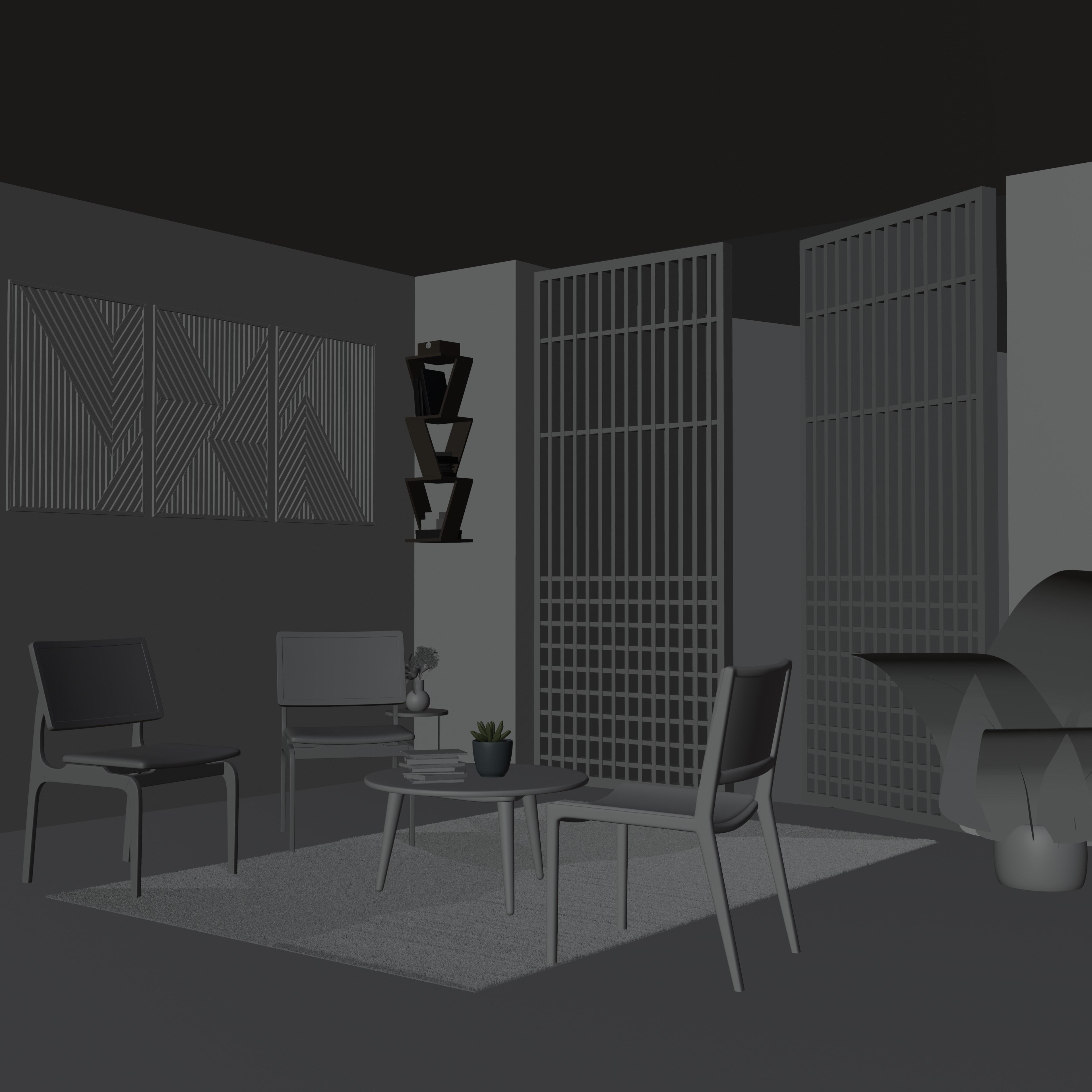 Architecture Interior 3D model_3