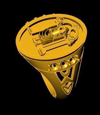 Balaji ring 3D print model_2