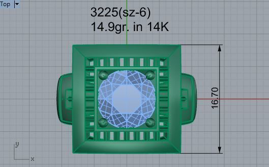Engraved Band Ring 3225 3D print model 3D print model_4