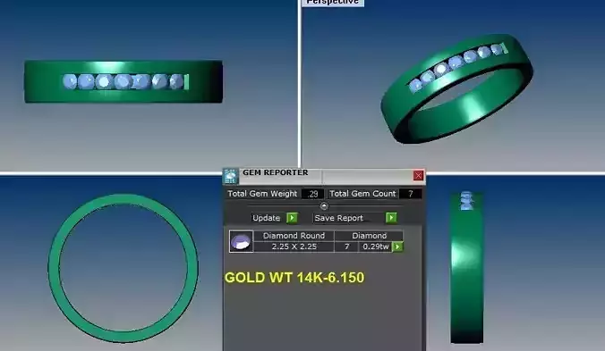 wdding band set diamonds